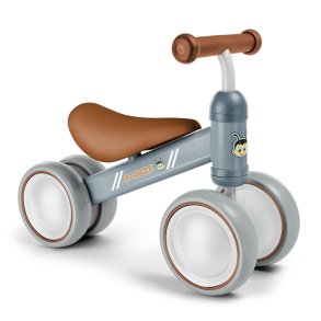 B Beez grå gå-cykel