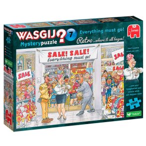 Wasgij Retro mystery nr. 7 - 1000 brikker - Everything must go!