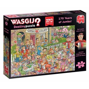 Wasgij Destiny puslespil - 170 Years of Jumbo! 1000 brikker