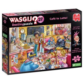 Wasgij Destiny puslespil nr. 27 Café to Latte! 1000 brikker