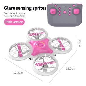 Fjernstyret Mini Drone med LED-lys og Sensorstyring  (6 år+)