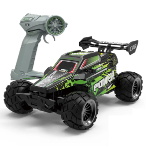 Fjernstyret Bil 1:18  Power Racer RC Bil (20 km/t) - Grøn