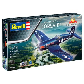 Revell F4U-4 Corsair Flying Bulls 25 års jubilæumsudgave: 1:48 modelfly
