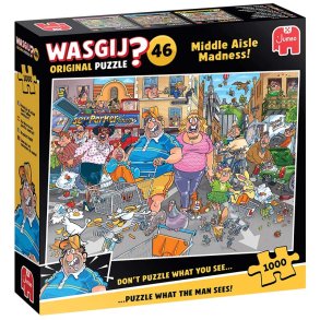 Wasgij original 46 Middle Aisle Madness - 1000 brikker