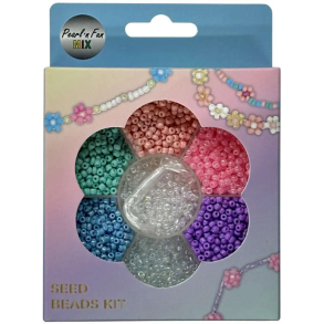 Pearl ´n Fun Glasperlemix 90g multi + elastik