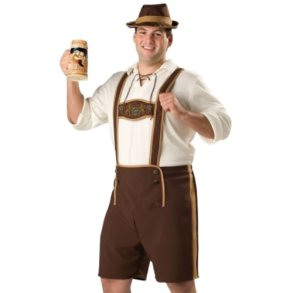 Herre lederhosen kostume til Oktoberfest