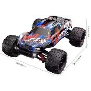 1:16 RC Offroad Monster Truck 4WD (50 km/t + LED Lys)
