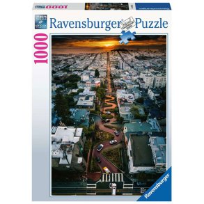 Ravensburger 1000 brikker - Lombard street san francisco