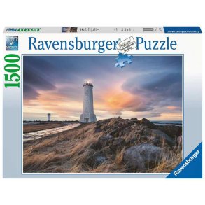 Ravensburger 1500 brikker - Akranes fyrtårnet på island