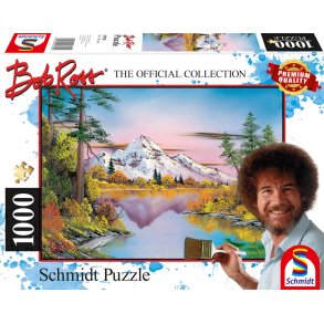 Puslespil 1000 brikker - Bob Ross landskab