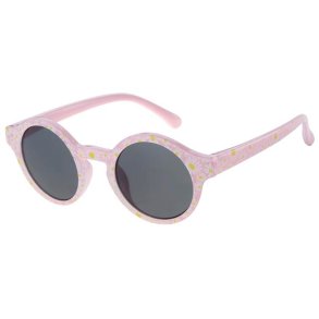 Børnesolbriller - pink med blomster