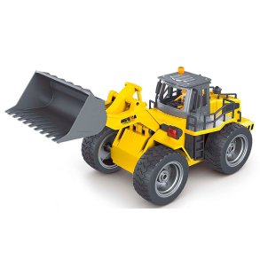 Huina Fjernstyret bulldozer 1:18 - fuld metal