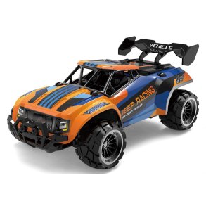Tec-Toy Fjernstyret Speed Racing 1:18 (10 km/t), Orange og Blå
