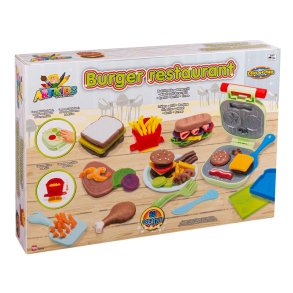 Artkids Burger restaurant modellervokssæt