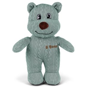 B Beez strik bamse - Grøn bjørn