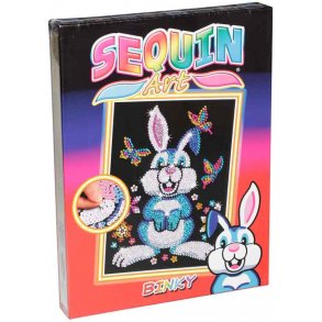 Sequin Art pailletbillede - Kanin