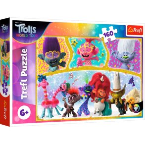 Trefl puslespil 160 brikker - Trolls