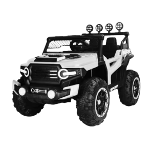 Elektrisk Børne SUV QWD-999 (G-klasse-inspireret) Hvid