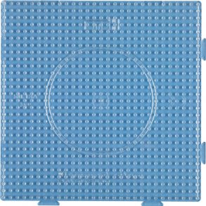 Hama midi perleplade transparant - stor firkantet