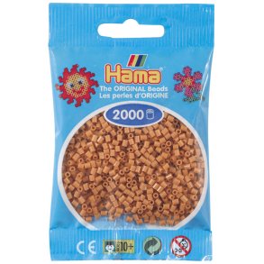Hama mini perler 501-21 2000 stk. lysebrun