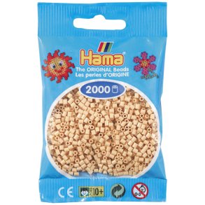 Hama mini perler 501-27 2000 stk. beige