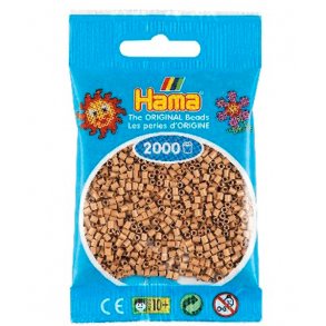 Hama mini perler 501-75 2000 stk. lys nougat