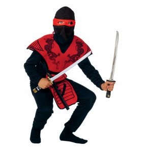Rød ninja str. 140