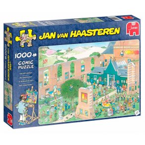 Jan van haasteren puslespil 1000 brikker - kunst marked