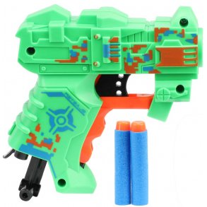Pistol med skumpile og insekt